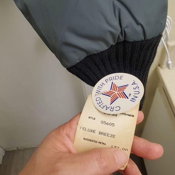 🤩New with tags Rare Vintage Comfy down puffer gray jacket size men's S - Picture 7 of 10